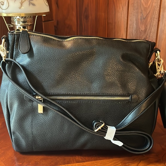 NWT Time and Tru Black Purse with Bonus Pouch Adjustable and Removable Straps - Picture 7 of 10